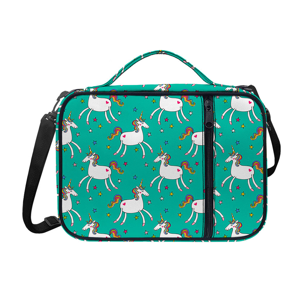 Doodle Unicorn Pattern Print Shoulder Strap Bible Bag