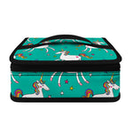 Doodle Unicorn Pattern Print Small Lunch Bag