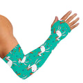 Doodle Unicorn Pattern Print Sun Protection Arm Sleeves