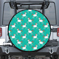 Doodle Unicorn Pattern Print Tire Cover