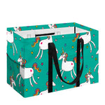 Doodle Unicorn Pattern Print Utility Tote Bag