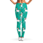 Doodle Unicorn Pattern Print Women's Leggings