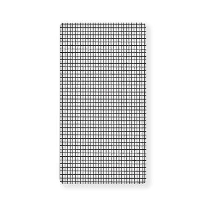 Doodle Windowpane Pattern Print Baby Crib Sheet