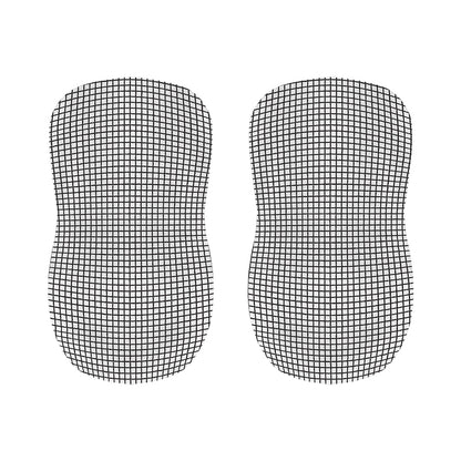 Doodle Windowpane Pattern Print Bar Stool Covers
