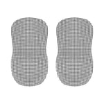 Doodle Windowpane Pattern Print Bar Stool Covers