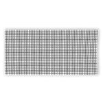 Doodle Windowpane Pattern Print Beach Towel