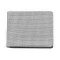 Doodle Windowpane Pattern Print Bifold Wallet