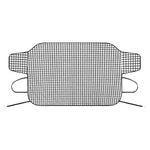 Doodle Windowpane Pattern Print Car Windshield Snow Cover