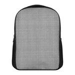 Doodle Windowpane Pattern Print Casual Backpack