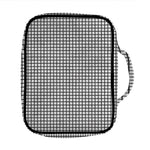 Doodle Windowpane Pattern Print Front Pocket Bible Bag
