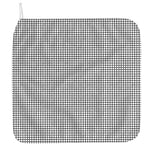 Doodle Windowpane Pattern Print Hand Towel
