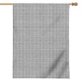 Doodle Windowpane Pattern Print House Flag