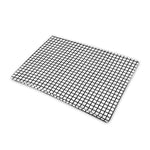 Doodle Windowpane Pattern Print Pet Cooling Mat Cover