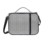 Doodle Windowpane Pattern Print Shoulder Strap Bible Bag