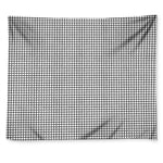 Doodle Windowpane Pattern Print Tapestry