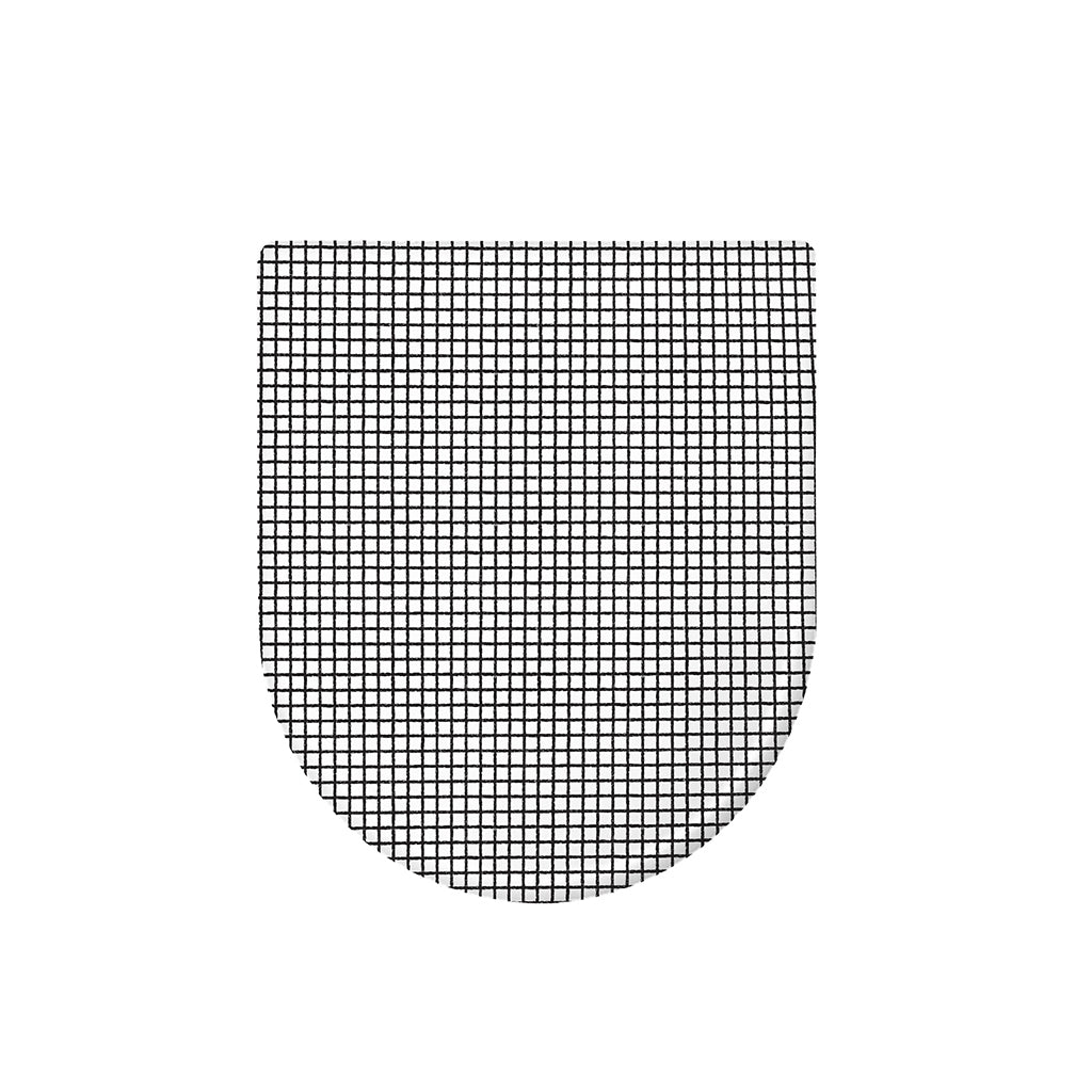 Doodle Windowpane Pattern Print Toilet Lid Cover