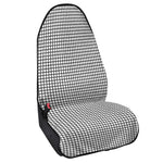 Doodle Windowpane Pattern Print Waterproof Car Seat Cover
