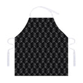 Dot Geometric Square Pattern Print Adjustable Apron