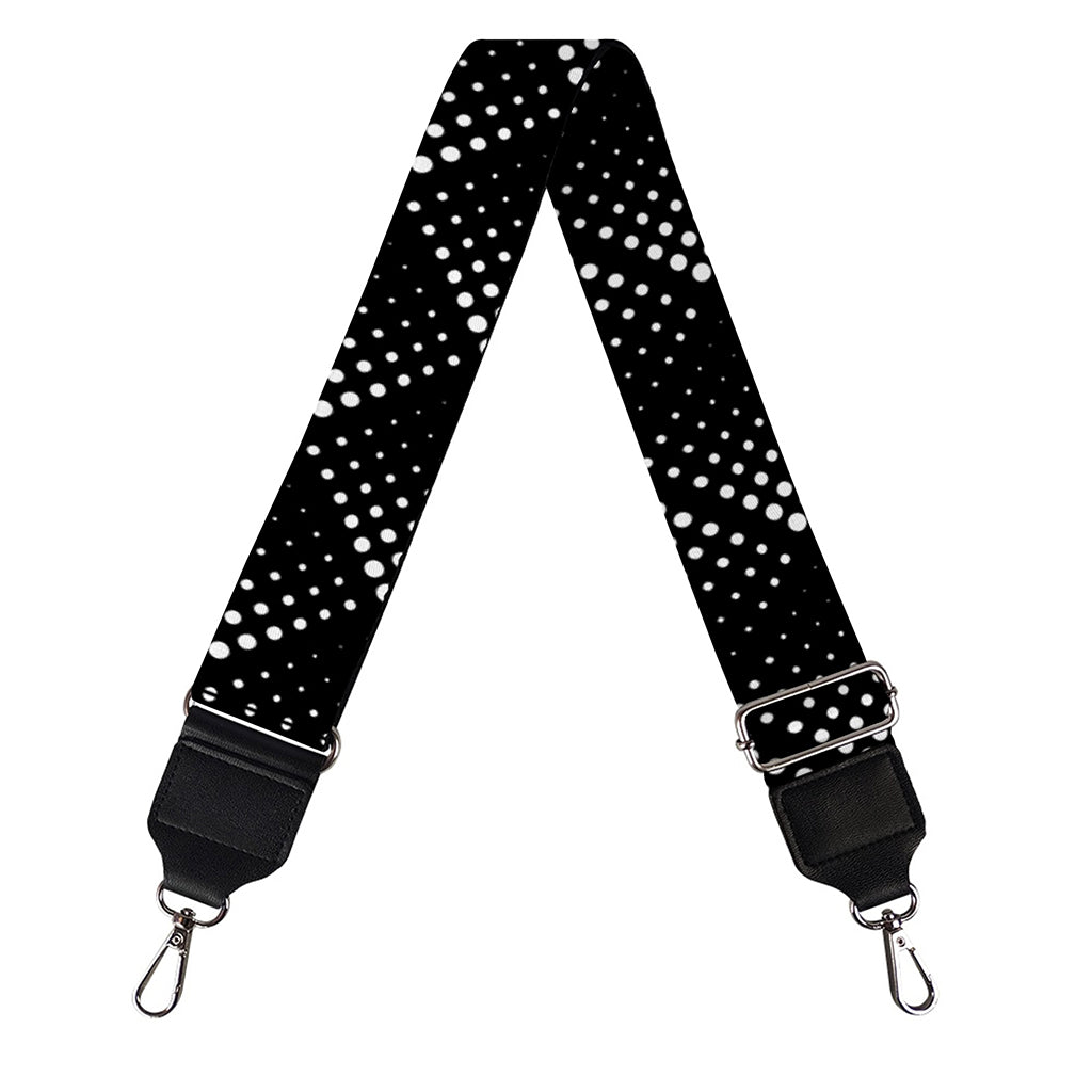 Dot Geometric Square Pattern Print Bag Strap