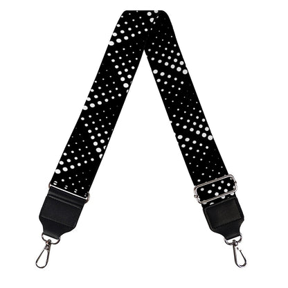 Dot Geometric Square Pattern Print Bag Strap