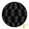 Dot Geometric Square Pattern Print Basketball