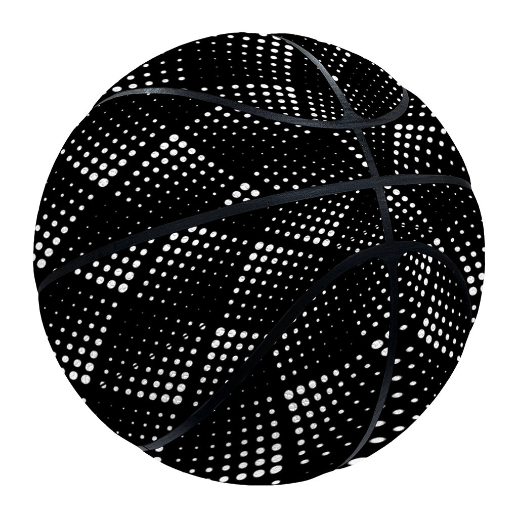 Dot Geometric Square Pattern Print Basketball
