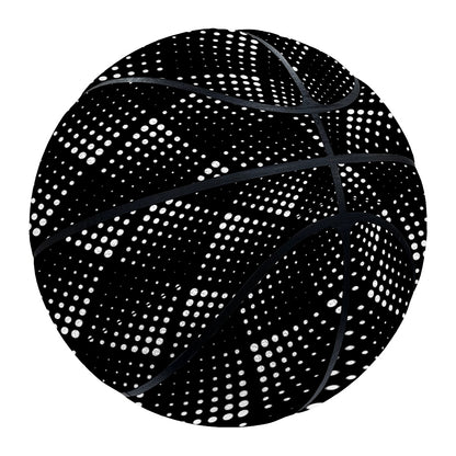 Dot Geometric Square Pattern Print Basketball