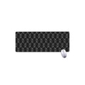 Dot Geometric Square Pattern Print Extended Mouse Pad