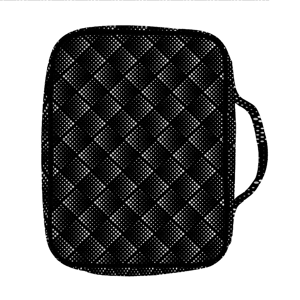 Dot Geometric Square Pattern Print Front Pocket Bible Bag
