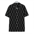 Dot Geometric Square Pattern Print Hawaiian Shirt