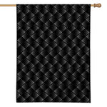 Dot Geometric Square Pattern Print House Flag