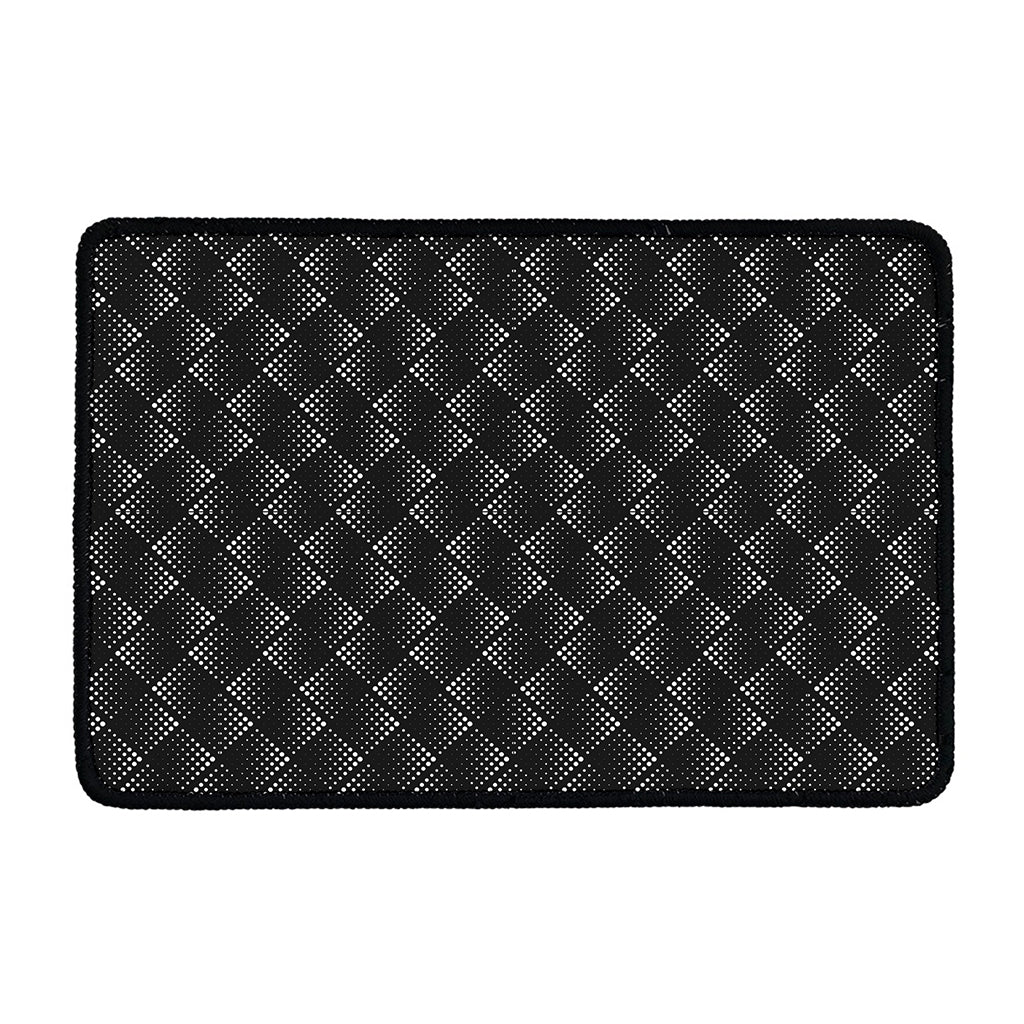 Dot Geometric Square Pattern Print Kitchen Mat