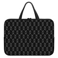 Dot Geometric Square Pattern Print Laptop Sleeve With Handle