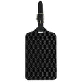 Dot Geometric Square Pattern Print Luggage Tag