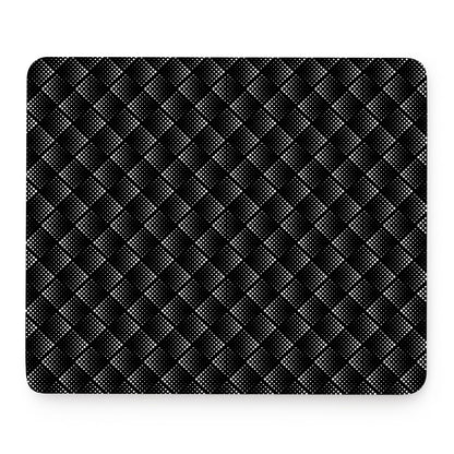 Dot Geometric Square Pattern Print Mouse Pad