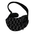 Dot Geometric Square Pattern Print Pet Sling Carrier