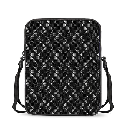 Dot Geometric Square Pattern Print Rectangular Crossbody Bag