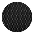 Dot Geometric Square Pattern Print Round Blanket