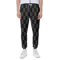 Dot Geometric Square Pattern Print Joggers