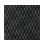 Dot Geometric Square Pattern Print Silk Bandana