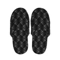 Dot Geometric Square Pattern Print Slippers