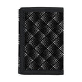 Dot Geometric Square Pattern Print Trifold Wallet