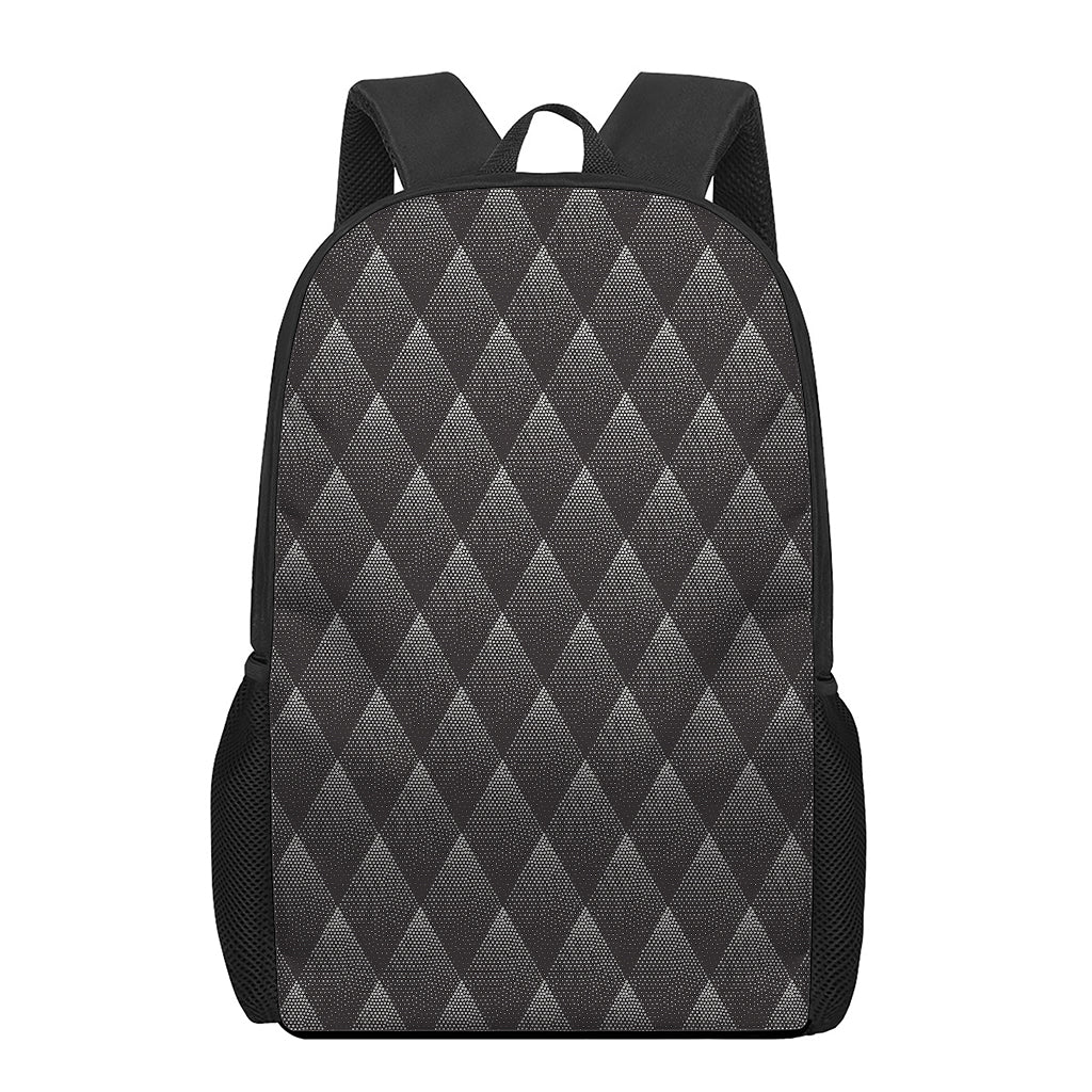 Dot Geometric Triangle Pattern Print 17 Inch Backpack