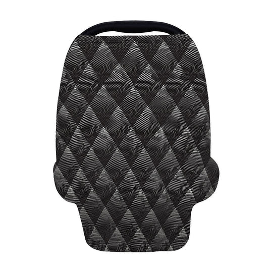 Dot Geometric Triangle Pattern Print Baby Seat Cover