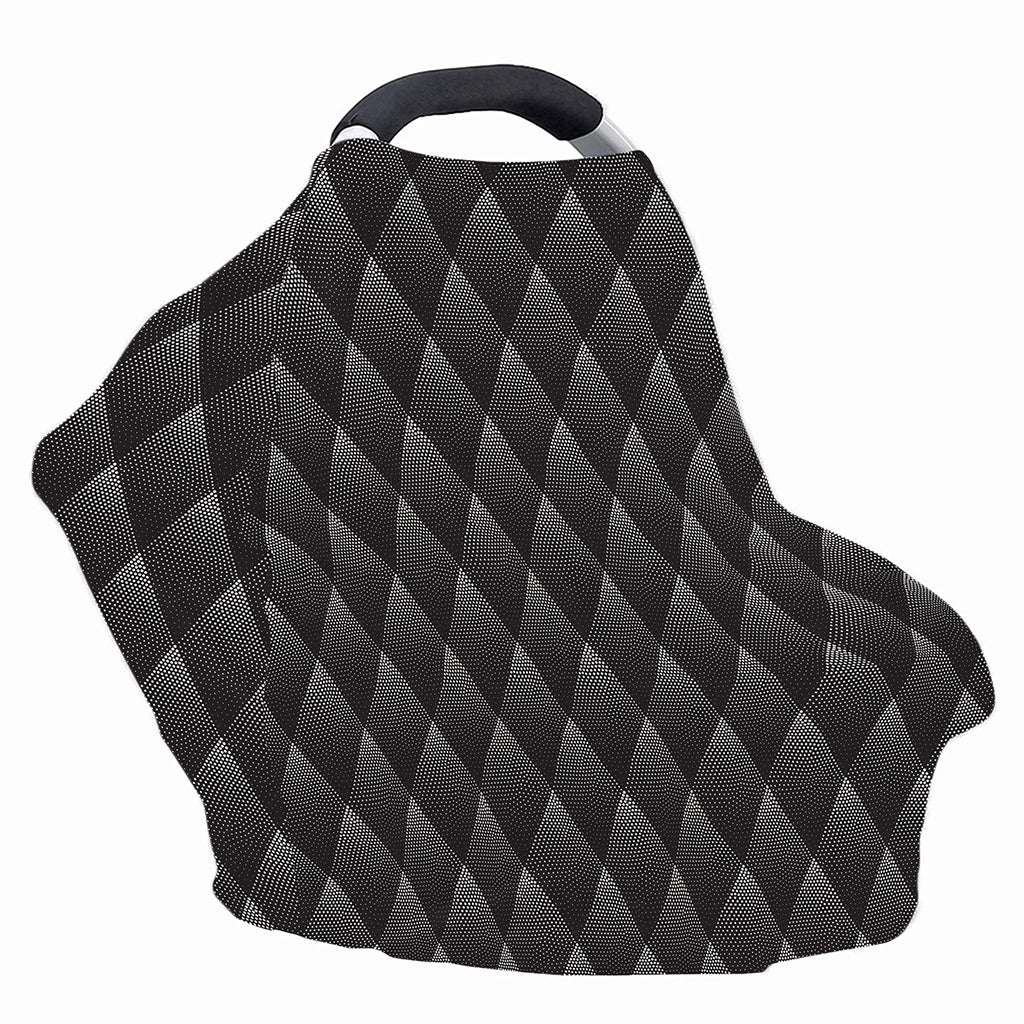 Dot Geometric Triangle Pattern Print Baby Seat Cover