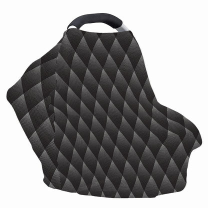 Dot Geometric Triangle Pattern Print Baby Seat Cover
