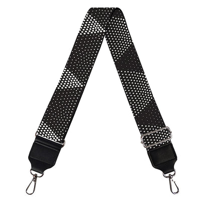 Dot Geometric Triangle Pattern Print Bag Strap