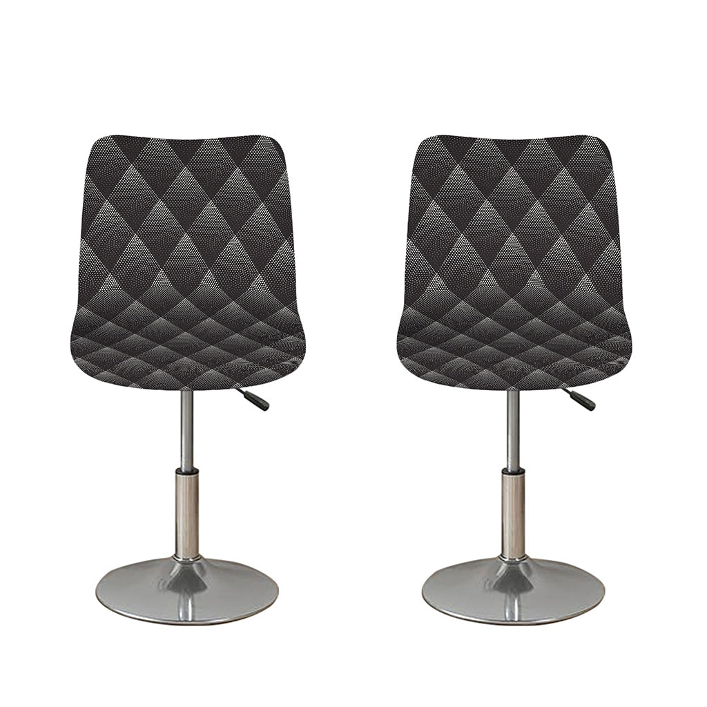 Dot Geometric Triangle Pattern Print Bar Stool Covers
