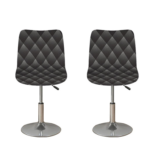 Dot Geometric Triangle Pattern Print Bar Stool Covers