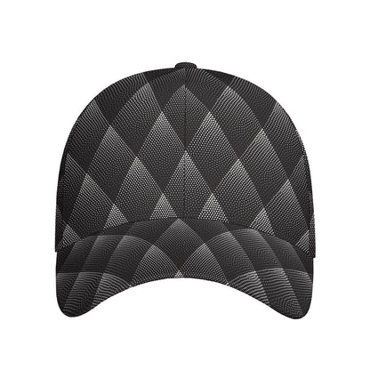 Dot Geometric Triangle Pattern Print Baseball Cap